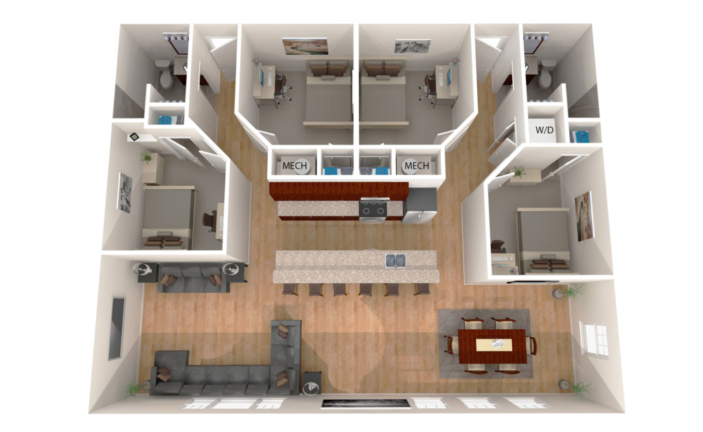 Offcampus UNH Student Apartments at Rivers Edge Apartments