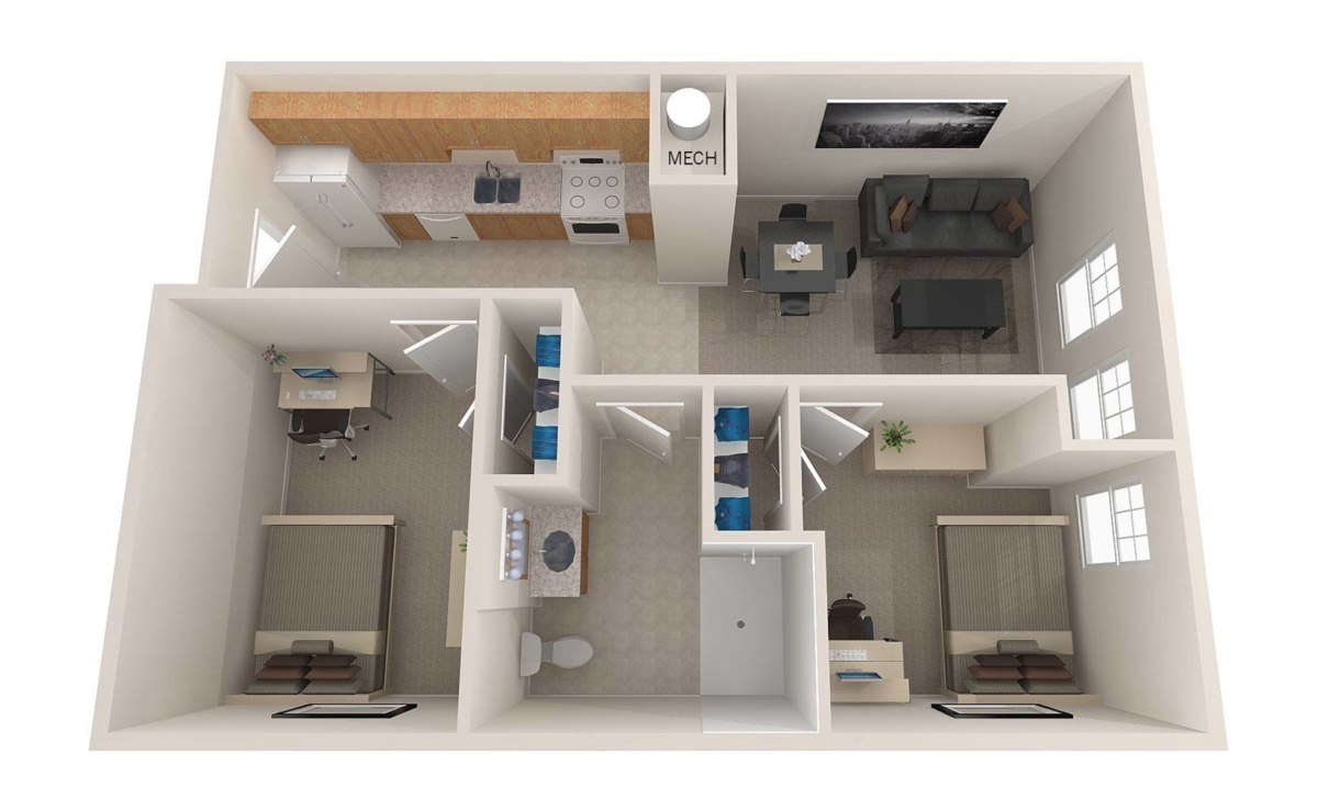 Offcampus UNH Student Apartments at Rivers Edge Apartments